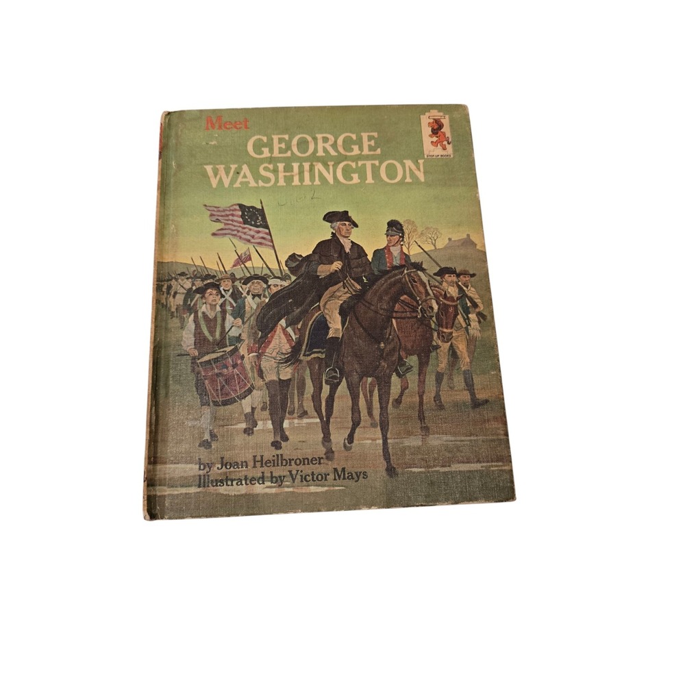 Meet George Washington Joan Heilbroner Step-Up Books Vintage Hardcover